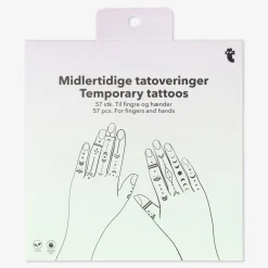 Flying Tiger Set med tillfälliga tatueringar - 57 stycken^ Makeup|Skönhet