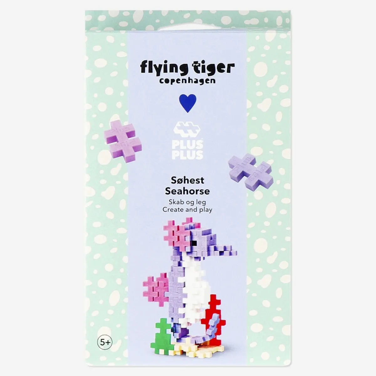 Flying Tiger Sjöhäst - Plus Plus Plus x Copenhagen^ Dockor, Figurer & Små Leksaker|Byggleksaker & Pussel