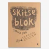 Flying Tiger Skissblock med 50 sidor - A4^ Skissböcker & Målardukar|Gåvor För Vuxna