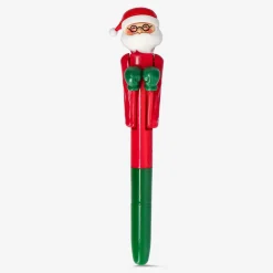 Flying Tiger Stanspenna med tomte^Barn Dockor, Figurer & Små Leksaker|Gåvor För Barn
