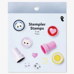Flying Tiger Stämplar för barn - 9 st^ Andra Måla- & Teckna Artiklar|Övriga Pyssel- & Diy Produkter