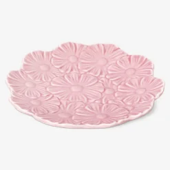 Flying Tiger Tallrik med rosa blommor^ Midsommar|Bordsserviser