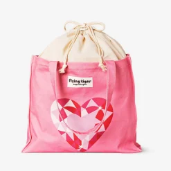 Flying Tiger Toteväska med dragsko och förslutning^ Tygpåsar