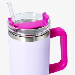 Flying Tiger Tumbler med lock och sugrör. 1.2 L^ Muggar & Keramik|Matlådor & Dricksflaskor