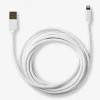 Flying Tiger Vit USB-laddningskabel - Passar Lightning^ Kablar