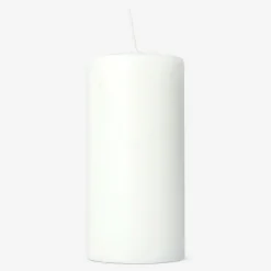 Flying Tiger Vitt pelarljus - 14 cm^ Ljus